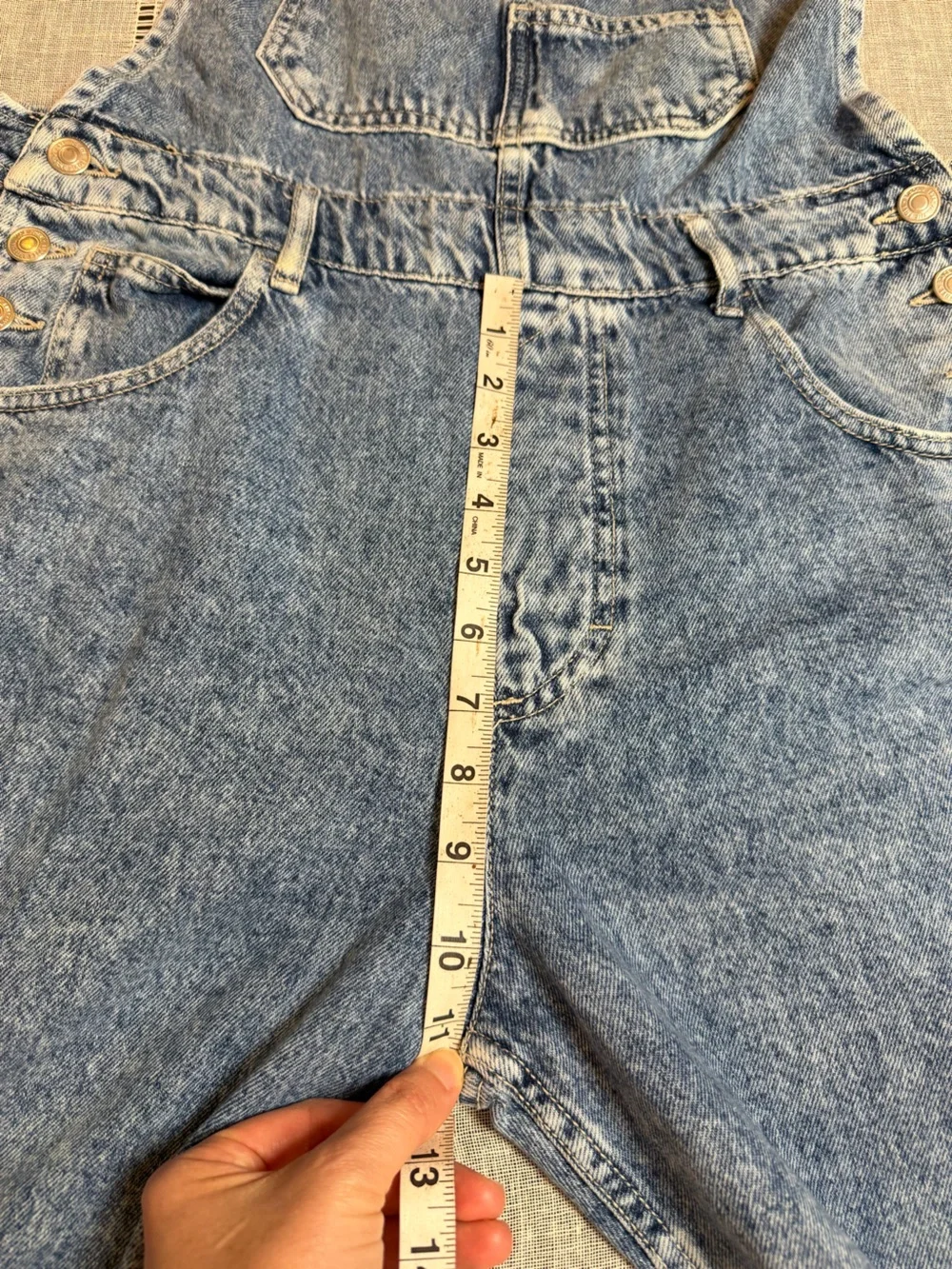 Free People We The Free Ziggy Denim Overalls Size Medium